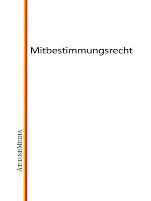 cover image of Mitbestimmungsrecht